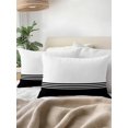 thumbnail image 3 of Waterproof Outdoor Throw Pillows with Inserts 12"x20", Black White Striped Soft Decorative Pillowcases for Couch Bedroom, Modern Abstract Art Aesthetics Pillow Covers for Sofa Living Room, 3 of 8