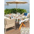 thumbnail image 5 of Outdoor Tablecloth with Umbrella Hole for Patio/Picnic/Party/Camping, Tropical Cactus Waterproof Table Cloth Rectangle Table Cover Washable, Spring Summer Potted Plants Watercolor (54"x 80"), 5 of 8