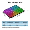 thumbnail image 3 of Pofeuu Colorful Glitter Print Laptop Carrying Case,13-15-Inch Laptop and Tablet, Sleek Design, Durable and Water-Repellent Fabric, Business Casual or School-15 inch, 3 of 8