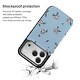 thumbnail image 4 of Wallet Case For Apple iPhone Air / 17 Pro / 17 Pro Max Series with Card Holder, PU Leather Kickstand Card Slots Screen Protector Included For iPhone 17 Series, Rose Pattern, 4 of 8