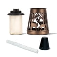 thumbnail image 4 of Linterna de mesa TIKI Woodsy, paquete de 2 unidades, color bronce, decoración exterior, 4 of 4