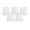 Off White, variant on Meriville Set of 2 Off White Faux Silk Clip On Chandelier Lamp Shades, 4-inch by 6-inch by 5-inch