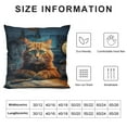 thumbnail image 5 of JEUXUS  Funny Throw Pillow Cover Black Cat Decor, Black Cat Mom Gifts, Cat Gifts for Cat Lovers Cat Mom, Throw Pillow Covers , Cat Pillow Covers Pillow Decorative for Sofa Bedroom, 5 of 5