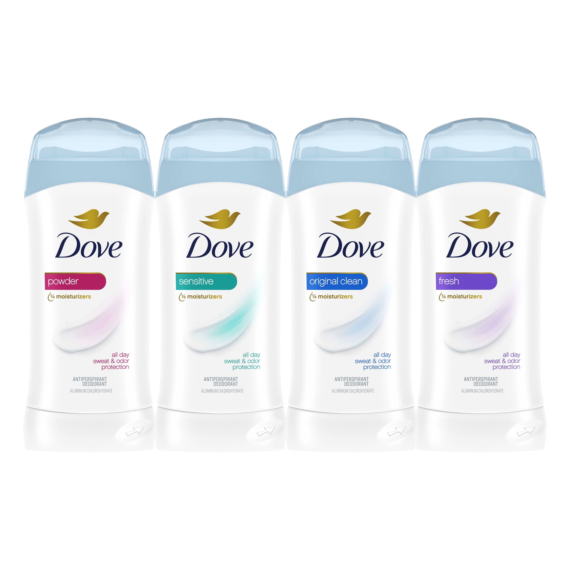 Dove Invisible Solid Antiperspirant Deodorant Stick For Women, Sensitive, For 48H Underarm Sweat & Odor Protection ,2.6 oz