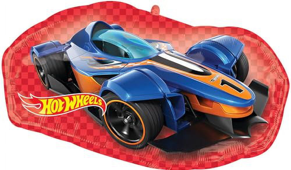 Anagram Hot Wheels Ultimate 2nd Birthday Party Balloon Bouquet Decorations