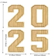 thumbnail image 3 of Wooden 2025 Graduation Decorations 2025 Number Charcuterie Board Box For Fruit Cheese Platter Candy Cake Plates Table Decoration For Kindergarten Preschool College Party Supplies, 3 of 7