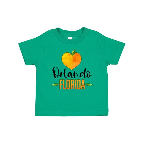 Inktastic Orlando Florida Orange in Heart Boys or Girls Baby T-Shirt