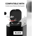 thumbnail image 2 of Frusde Retainer Case, Mouth Guard Case Cute Retainer Case with Retainer Removal Tool and Brush-Black, 2 of 5