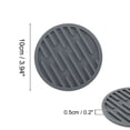 thumbnail image 2 of Unique Bargains Water-repellent Stripes Drink Coaster Set Gray, 2 of 5