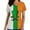 #040-Green, variant on Women Caregiver Blouse St. Patrick's Print Fashion Casual V-Neck Short Sleeve Pocket Loose Fit Ladies Medical Nursing Work Uniform Top Gift