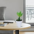 thumbnail image 4 of Decorative Simulation Plants Vivid Fresh Keeping Vibrant Artificial Succulent Bonsai Home Decor, 4 of 10