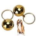 thumbnail image 4 of 2 Campanas de Cobre para Mascotas Campanas Extra Ruidosas para Perros Y Gatos Pista para Mascotas para Guardar Pájaros Y Vida Silvestre Cascabeles para Collar de Perro ANGGREK Otros, 4 of 8