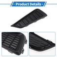 thumbnail image 4 of Parrilla de luz de niebla frontal izquierda No. 71107T9AT00 Inserciones de cubierta de luz de niebla del parachoques delantero para Honda City 2015-2017 Negro ABS 1 Pc, 4 of 6