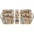 thumbnail image 3 of HELLHERO Zipper Church Protector Organizer for Mujeres, Soft Lightweight Quilted Bible Cover Polyester Fabric Bible Cover Case London Collage, 3 of 9