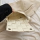 thumbnail image 2 of Bolso Hombro Lujo para Mujer Cuadrado Pequeño Cuero PU Diario () Blanco, 2 of 5