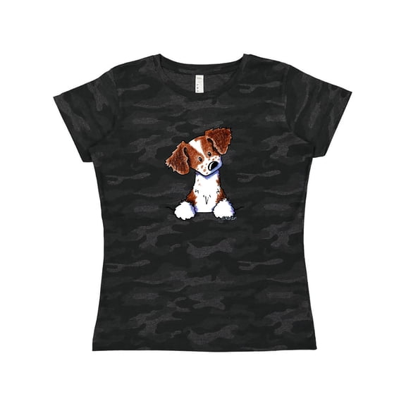 Inktastic Pocket Brittany Spaniel Women's T-Shirt