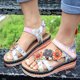 thumbnail image 1 of Sandalias de mujer con plataforma de flores de estilo étnico de talla grande de primavera y verano Wmkox8yii shjk1472, 1 of 1
