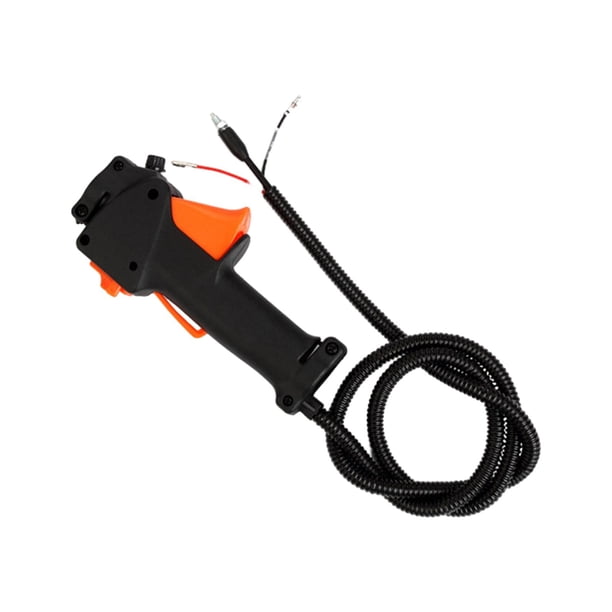 Interruptor de manija de desbrozadora Bridas de cable del acelerador Accesorios de fácil instalación para Estilo B