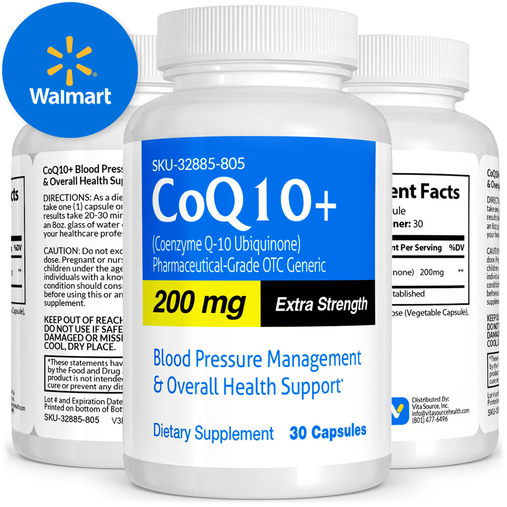 CoQ10 Pharmaceutical Grade OTC, Extra Strength Supplement, 30 Ct