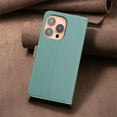 thumbnail image 2 of Allytechgroup Wallet Case for iPhone 12 Pro Max, PU Leather Case with Credit Card Slot Magnetic Closure Floral Cutout Shockproof Protective Back Cover for iPhone 12 Pro Max, Green, 2 of 9