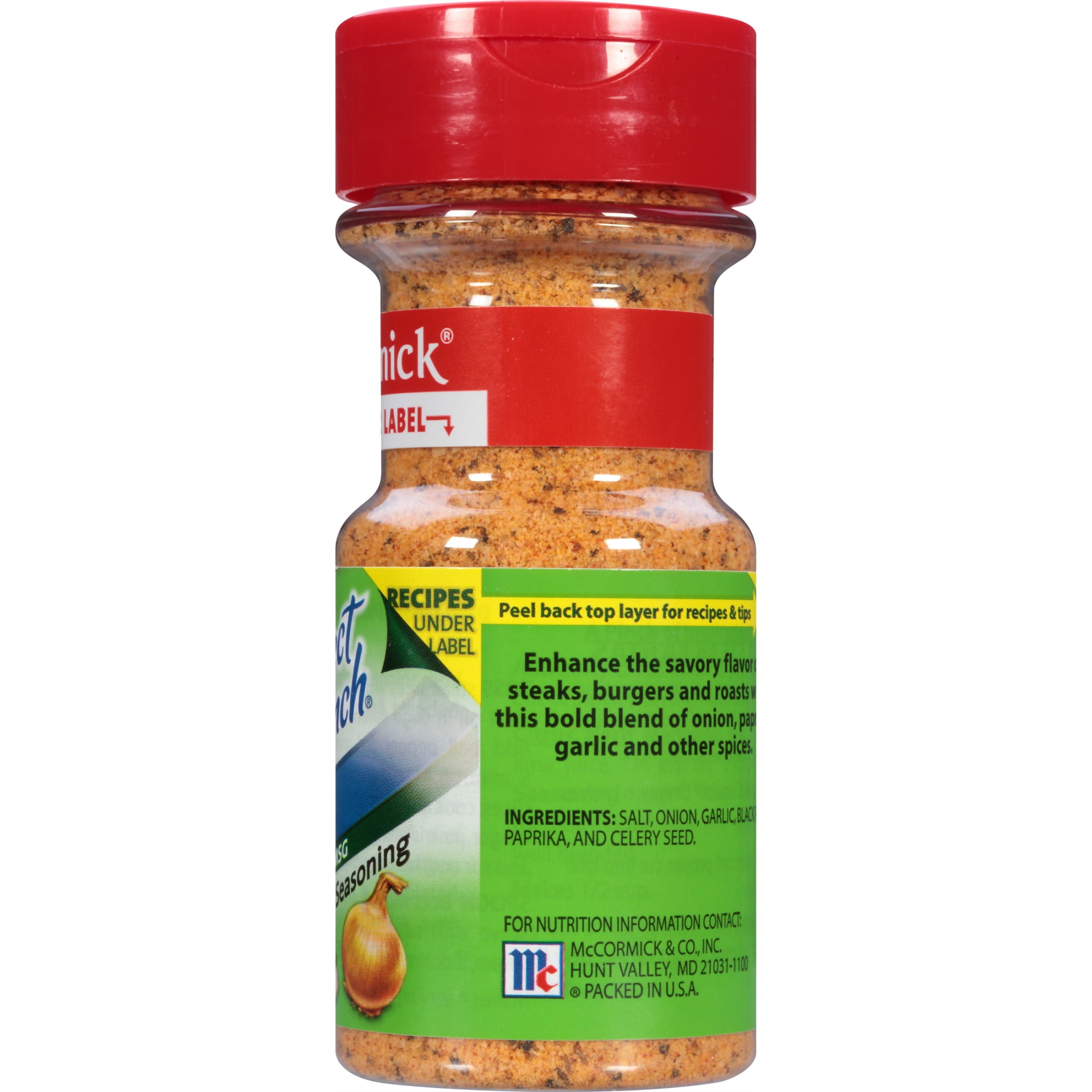 McCormick PERFECT PINCH Kosher Broiled Steak Seasoning, 3.87 oz