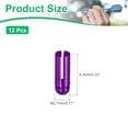 thumbnail image 2 of Uxcell Dart Flight Protectors, Aluminum Alloy Wing Saver, Purple 12 Pack, 2 of 5