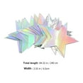 thumbnail image 2 of TABLZONE Assorted Color Star Paper Gar Banner for Festival and Party Hanging Decorations, 2 of 8