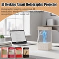 thumbnail image 2 of Smart Holographic Device, Lifelike AI Conversations & Emotional Expressions, Home Hub for Smart Control & Memory Cloning(Black,1pcs), 2 of 8