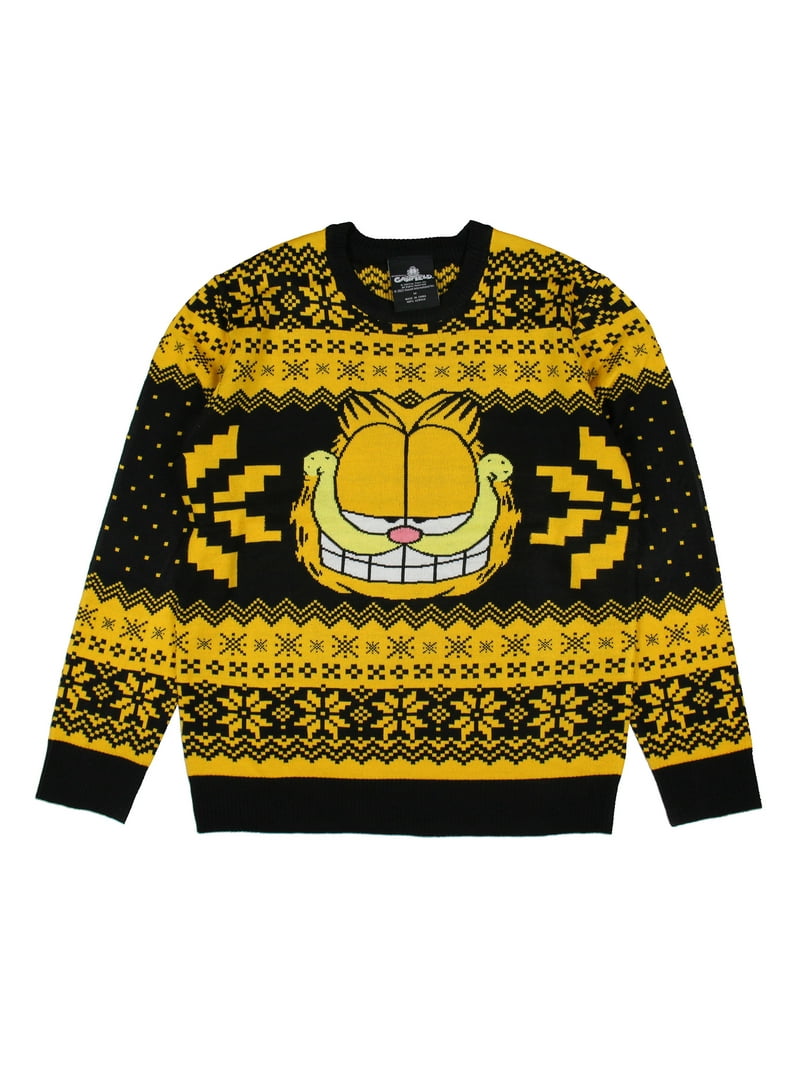 Felpa Natalizia Garfield E Odie Hohoho | Ugly Christmas Sweater Per Bambini, Cotone E Poliestere, Taglie 116-152