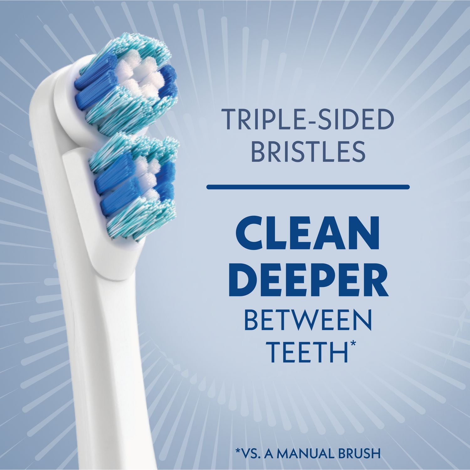 Spinbrush Smart Clean Replacement Heads, Battery Powered Electric Toothbrush Refills for Adults, Soft Bristles, 2 Count, Spinbrush SMART CLEAN