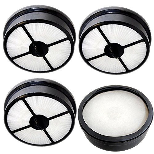 HQRP Hepa Filter 4Pack for Eureka HF16 68115A 68115, AirSpeed Zuum AS5204A, AS5200, AirExcel