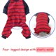 thumbnail image 2 of Paquete De 2 Pijamas Para Perros, Camisón De Algodón Para Perros, Camisa Para Gatos, Rojo -s Afortunado Sencillez, 2 of 5