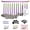 3. Rainbow, variant on 38 Piece Silicone kitchen Cooking Utensils Set with Utensil Rack, Silicone Head and Stainless Steel Handle Cookware, Kitchen Tools, Non-Stick kitchen Gadgets, Dishwasher Safe (Rainbow)
