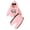Pink, variant on Povozer Toddler Baby Boy Girl Fall Clothes Winter Outfit Toddler Baby Girl Letter Graphic Long Sleeve Hoodies Sweatshirt Tops Pants Set,Size 9-12 Months,Pink