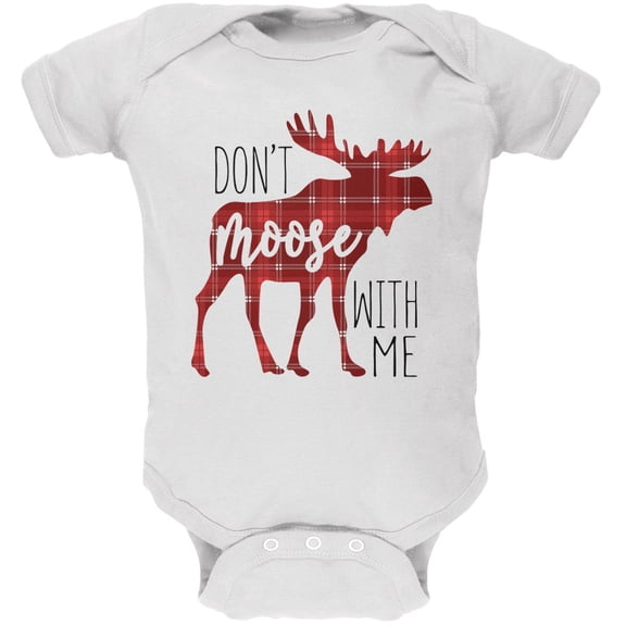 Old Glory Autumn Don't Moose with Me Short Sleeve Graphic Baby One Piece