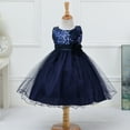 thumbnail image 6 of Girls Flower Mesh Puffy Dress Holiday Performance Lace Dress Princess Dress, 6 of 6
