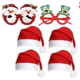 thumbnail image 3 of Gafas de decoración CUTICAT para fotografía y sombreros de Santa 9 PIEZAS, 3 of 7