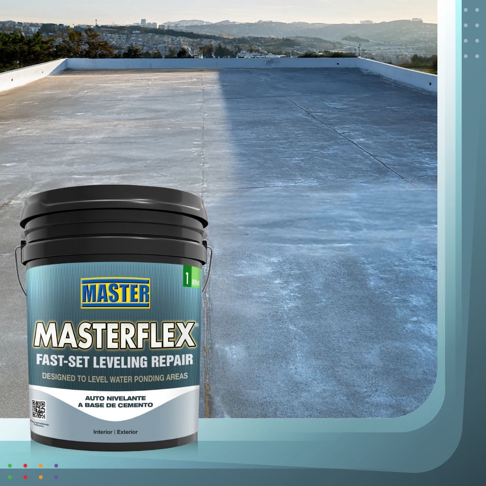 Masterflex Fast-Set Leveling Repair Self-Leveling Cement Based,  40 lb.