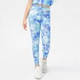 thumbnail image 6 of Gibobby Girls High Waist Yoga Pants Athletic Leggings Kids Toddler Girls 2T 3T 4T 5T 6T Dance Running Yoga Pants Stretchy Workout Active Tights Girls Athletic Pants,Sky Blue,Size 5-6T, 6 of 6