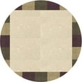 thumbnail image 1 of Ahgly Company Machine Washable Indoor Round Transitional Golden Blonde Gold Area Rugs, 4' Round, 1 of 7