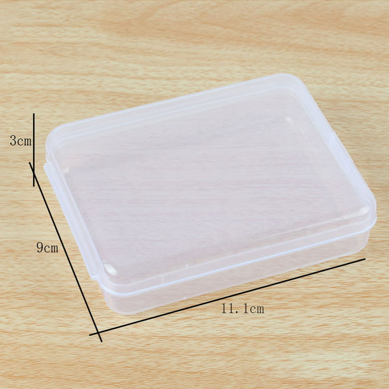 Face Cover Container Experiment Small Flat Clear Teaching Equipment Storage  Box