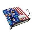 thumbnail image 3 of HELLHERO Daisies Book Sleeve Cover Book Protector for Pocket Book Storage Bag Polyester Fabric with Zipper and Handle, 3 of 8
