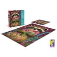thumbnail image 2 of Ceaco JK Stewart Durwaigh Raccoon Cutie 500-Piece Interlocking Jigsaw Puzzle for Children Ages 14+, 2 of 8