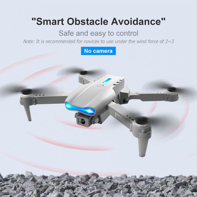 Drones FPV con carga USB de avión para niños y niñas (gris 2 baterías sin cámara)