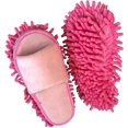 thumbnail image 3 of Zapatillas de trapeador lavables, pantuflas para trapear el polvo, piso de casa perezoso desmontable para baño, oficina, cocina(rosa), 3 of 5