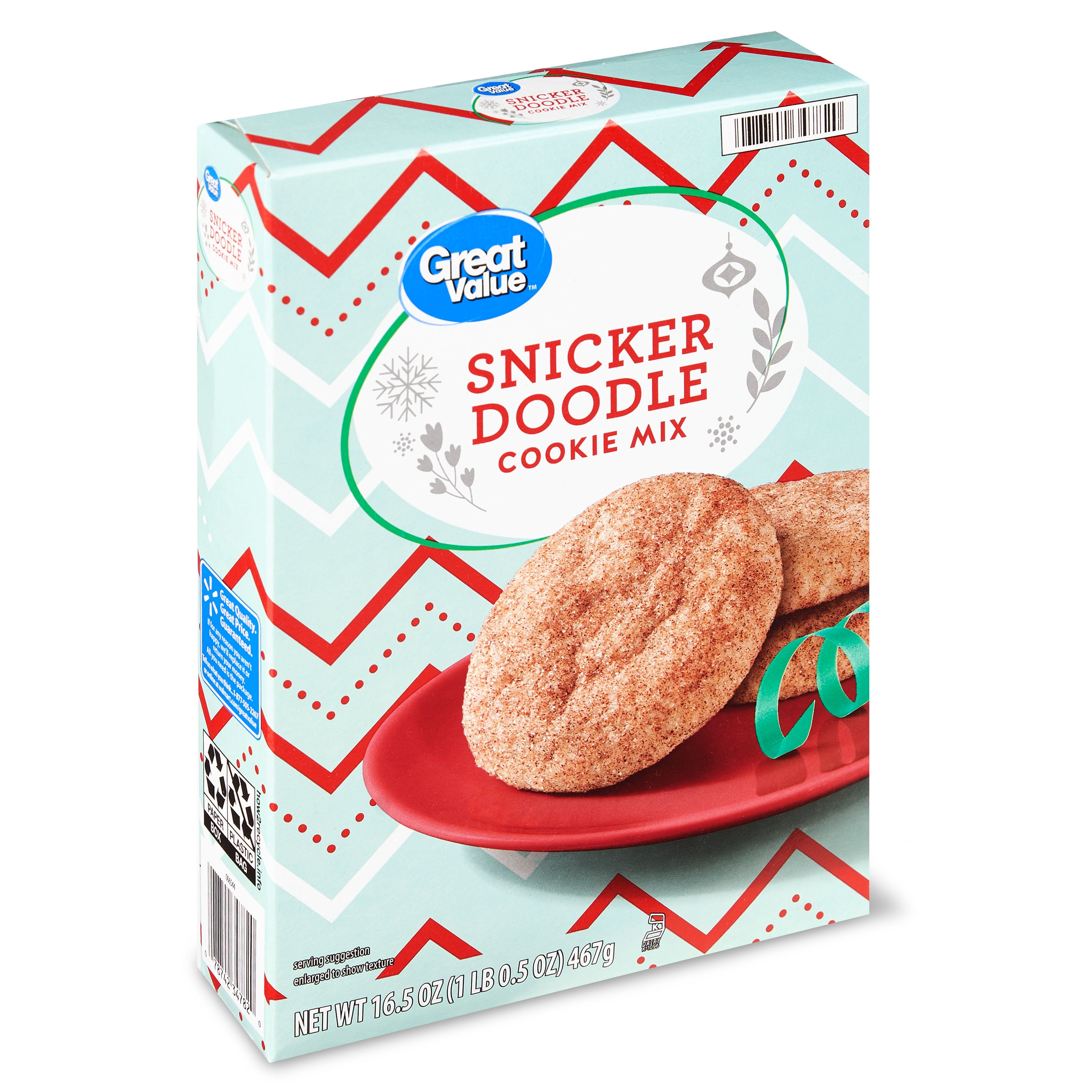 Great Values Holiday Snickerdoodle Cookie Mix