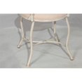 thumbnail image 2 of Hillsdale Furniture Sparta White Metal Vanity Stool, 2 of 9