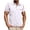 j43-White, variant on LIIPEE Summer Solid Color Polo Shirt For Men Short Sleeve Tennis Collar Shirts Male Comfortable Breathable Versatile Polos,L