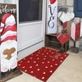 thumbnail image 5 of Valentines Day Door Mat,Valentines Red Love Heart Indoor Outdoor Non-Slip Doormat,Entryway Front Porch Valentine''s Day Welcome Mat for Entrance Decor,30" x 17", 5 of 6