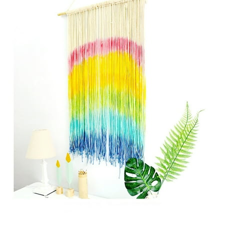 Diy Boho Style Wedding Macrame Curtains Wall Photo Backdrop